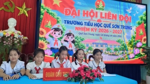 ĐẠI HỘI LIÊN ĐỘI TRƯỜNG TIỂU HỌC QUẾ SƠN TRUNG NHIỆM KỲ 2026-2027