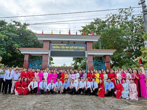 HỘI NGHỊ CÔNG CHỨC, VIÊN CHỨC, NGƯỜI LAO ĐỘNG  TRƯỜNG TIỂU HỌC QUẾ SƠN TRUNG NĂM HỌC 2026 - 2027