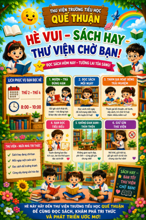 LỊCH PHỤC VỤ BẠN ĐỌC TRONG HÈ