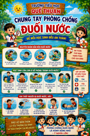 PHÒNG CHỐNG ĐUỐI NƯỚC CHO HỌC SINH TRONG HÈ